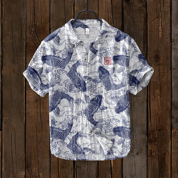 Jackson | Linen Art Shirt