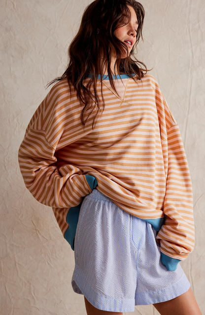 Olivia™ | Striped oversized sweater