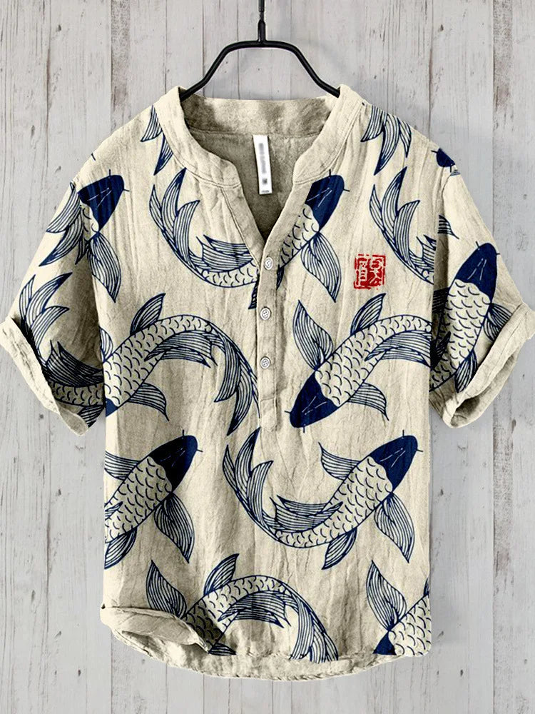 Jackson | Linen Art Shirt