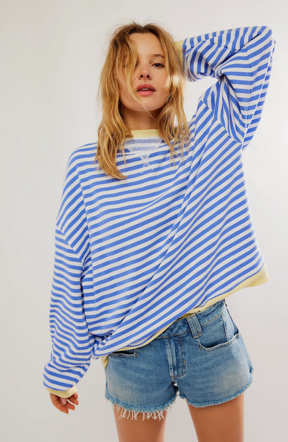 Olivia™ | Striped oversized sweater