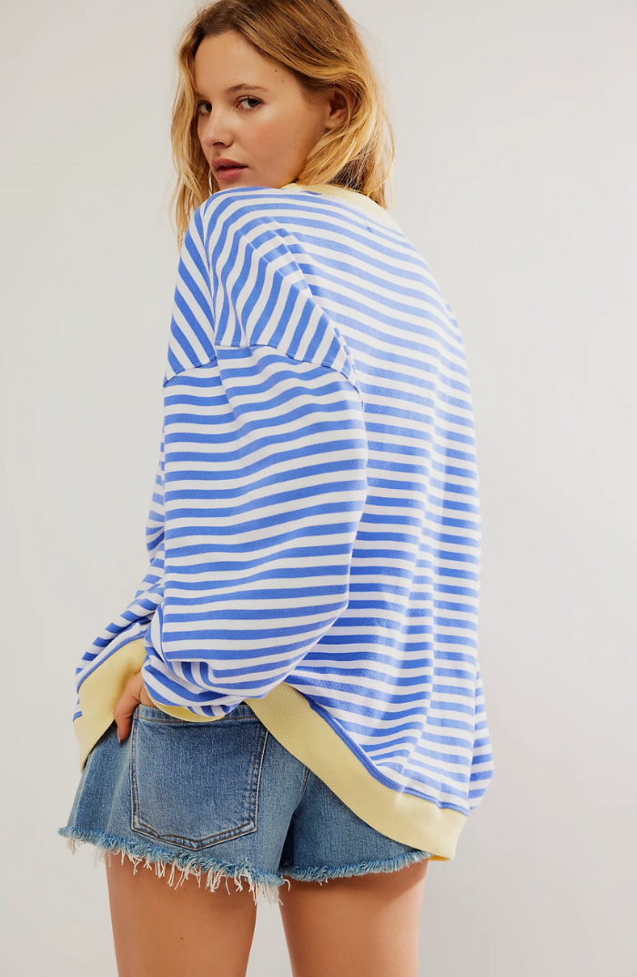 Olivia™ | Striped oversized sweater