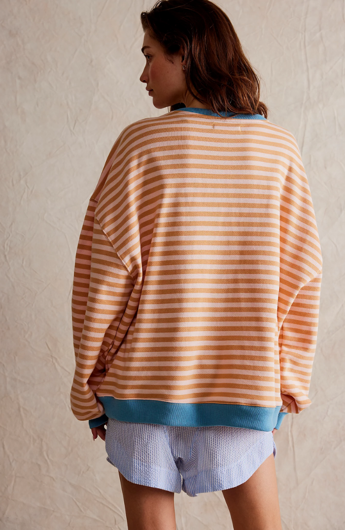 Olivia™ | Striped oversized sweater