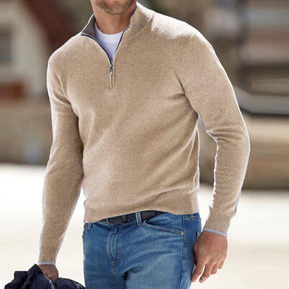 David | Warm Sweater With Zipper