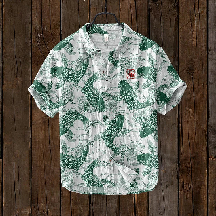 Jackson | Linen Art Shirt