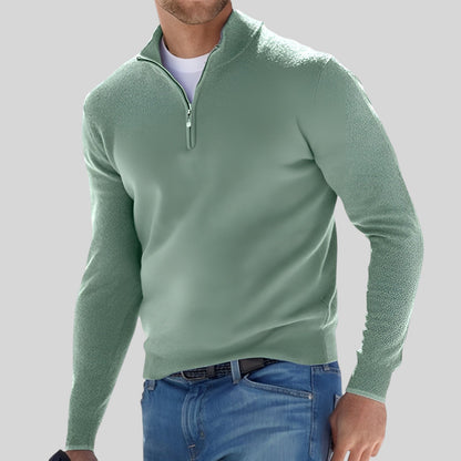 David | Warm Sweater With Zipper