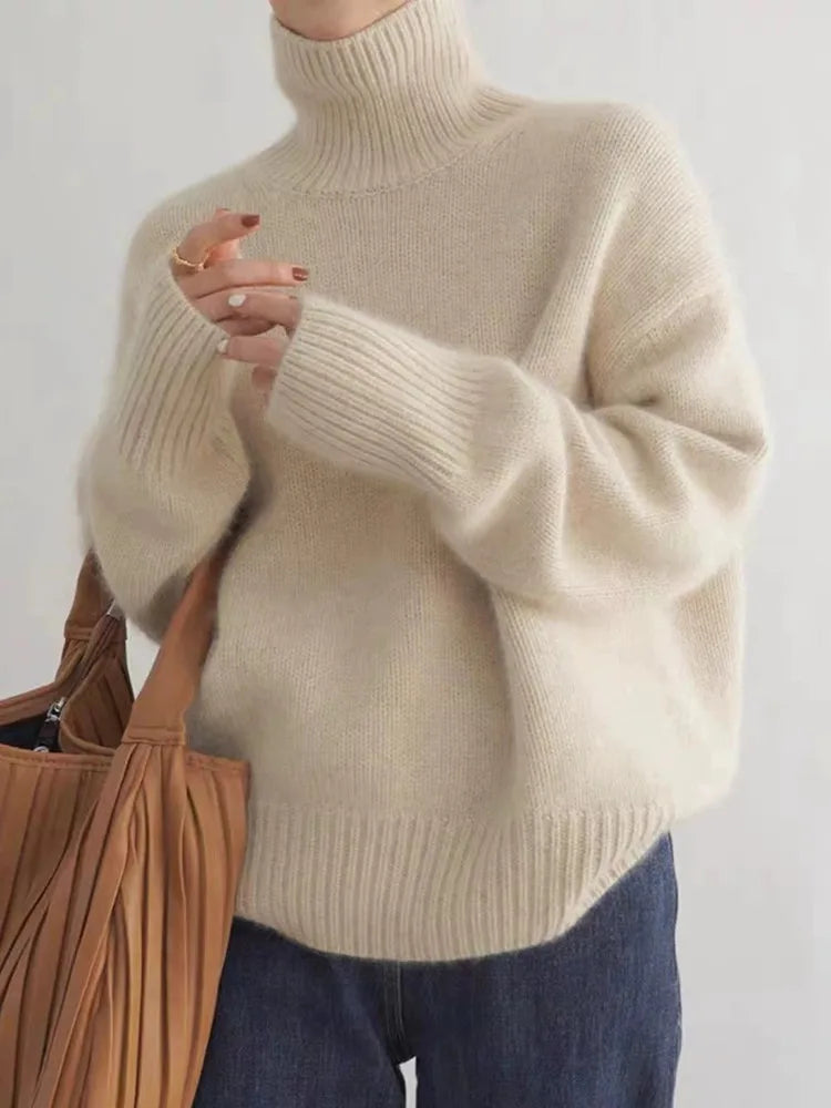 Milena™ - Comfortable knitted and soft turtleneck sweater