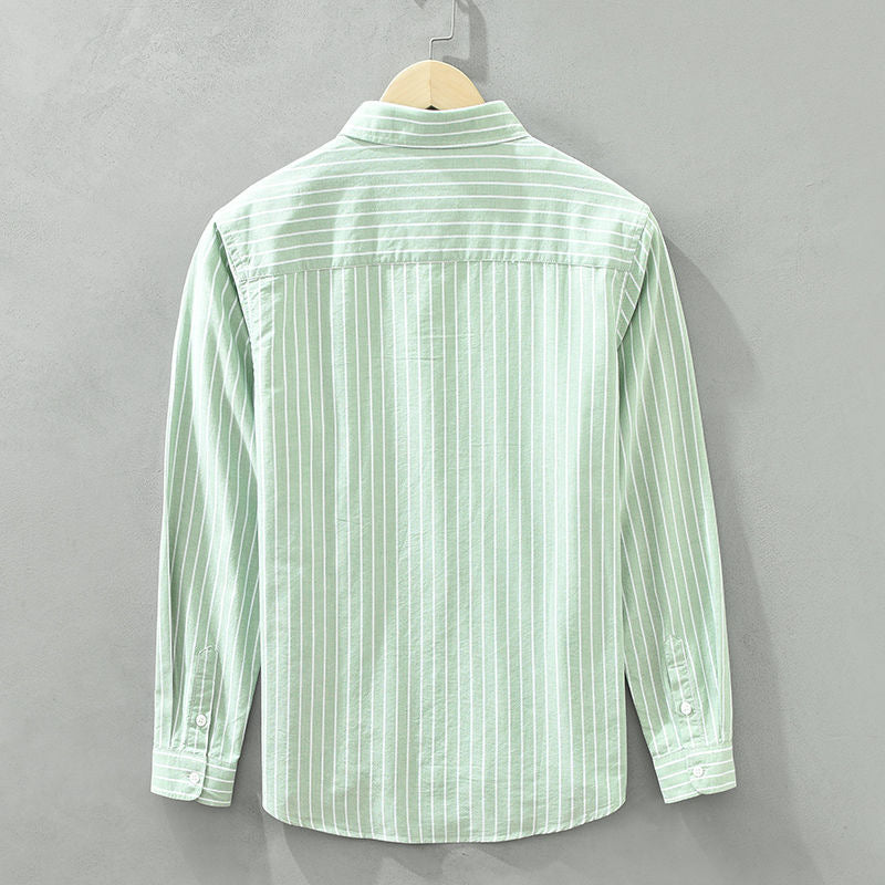 Luca | Striped linen shirt