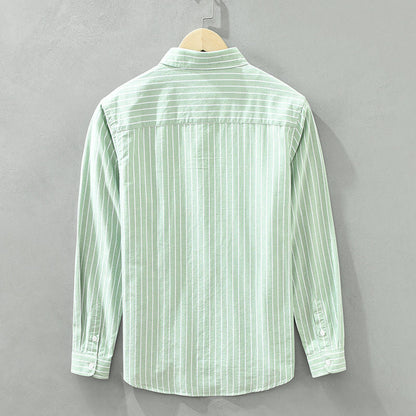 Luca | Striped linen shirt