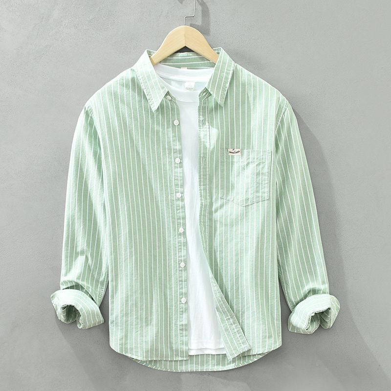 Luca | Striped linen shirt