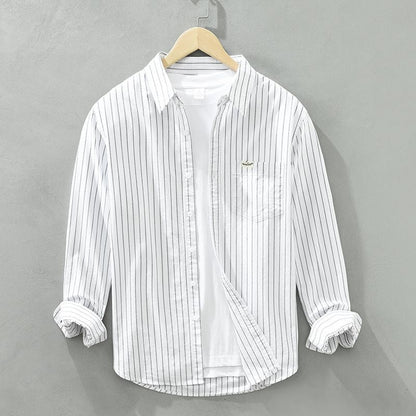 Luca | Striped linen shirt