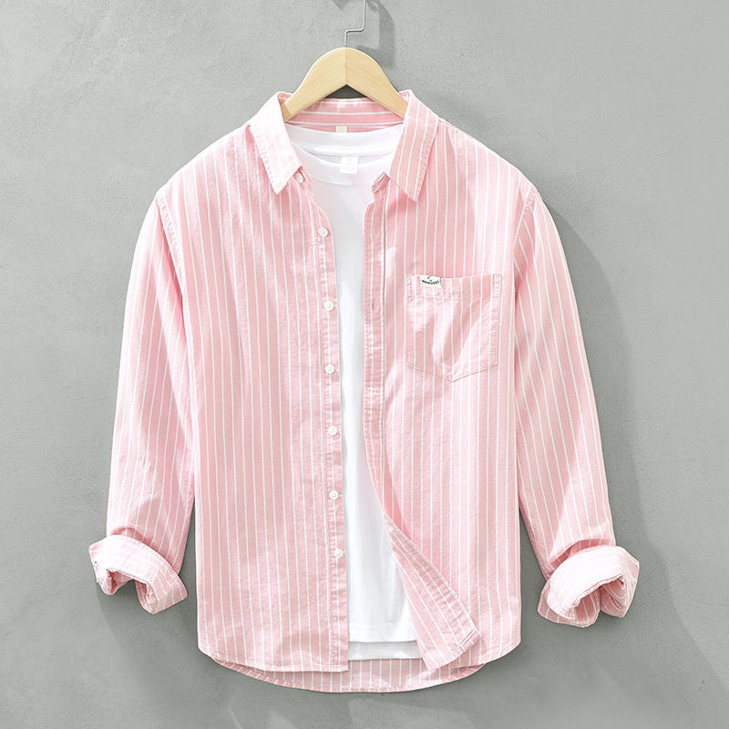 Luca | Striped linen shirt