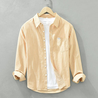 Luca | Striped linen shirt