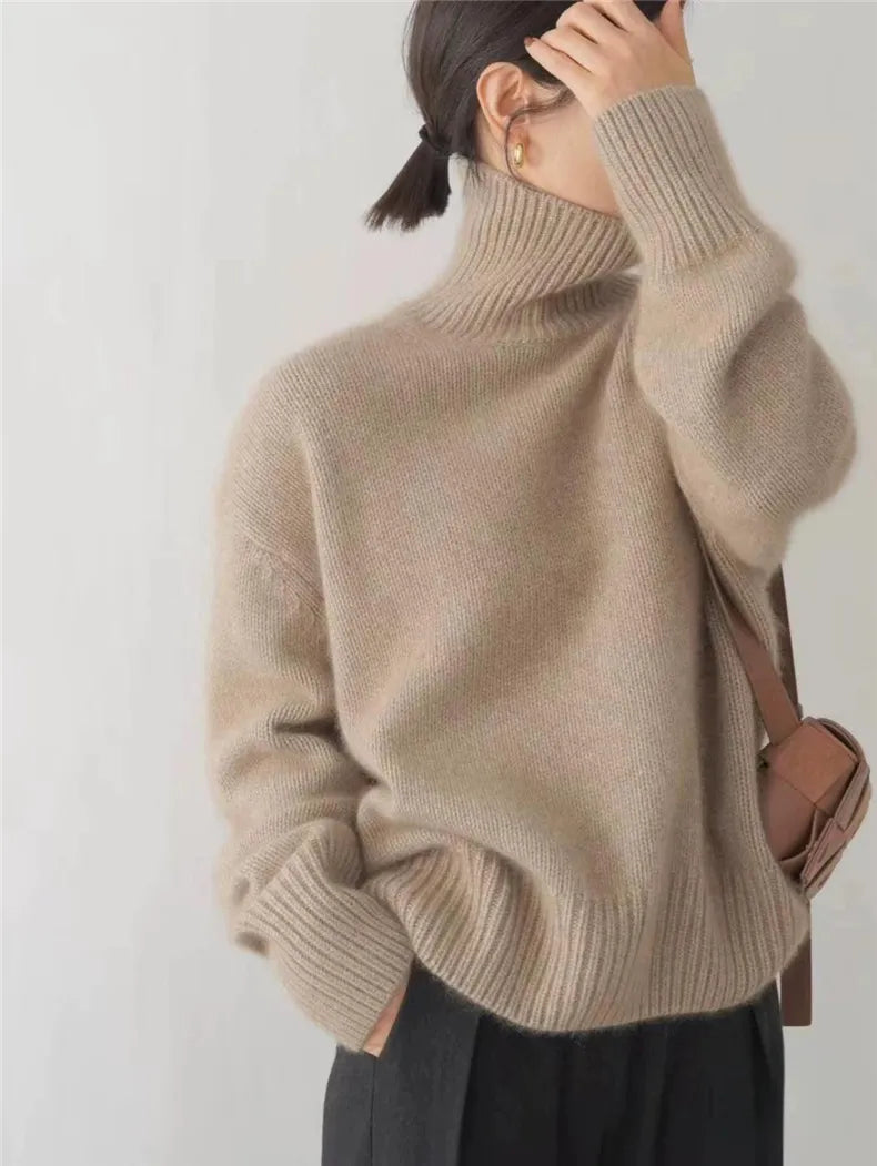 Milena™ - Comfortable knitted and soft turtleneck sweater