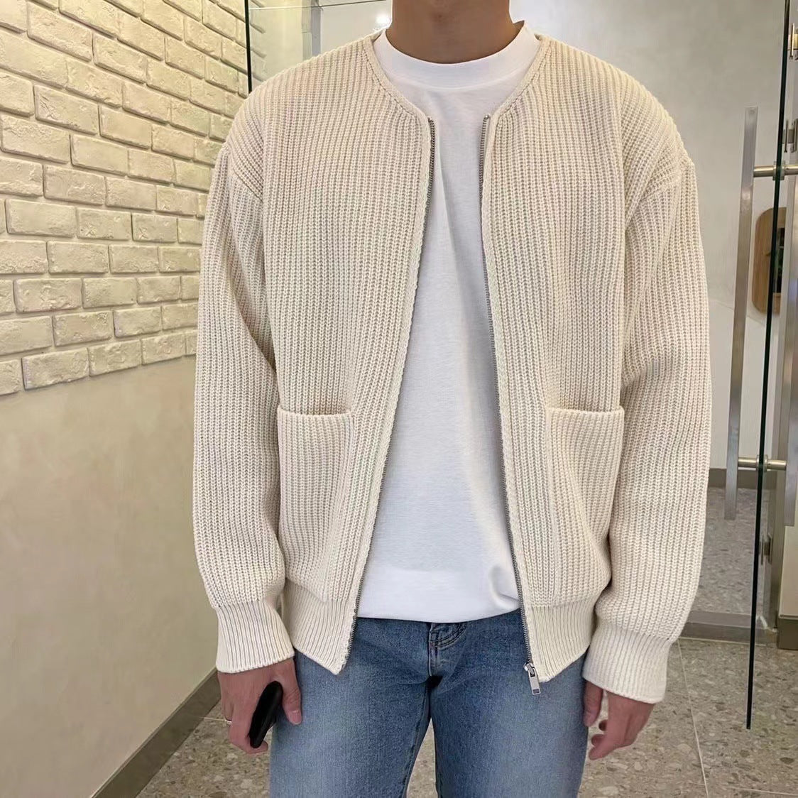 Levi™ | Men's Refined Sweater With Zipper