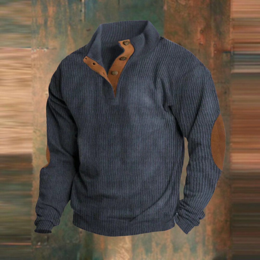 Mason® | Quarter Button Sweater