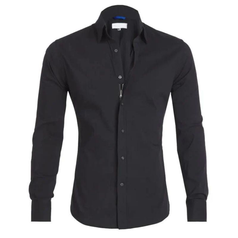 Ryan | Wrinkle-Free Zip-Up Shirt