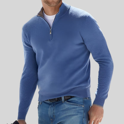 David | Warm Sweater With Zipper