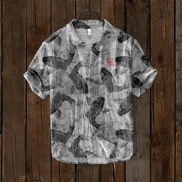 Jackson | Linen Art Shirt