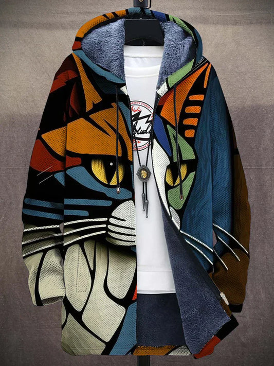 Art Print Hooded Jacket